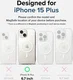 Ringke Fusion Apple iPhone 15 Plus Hoesje MagSafe Matte Transparant afbeelding 12