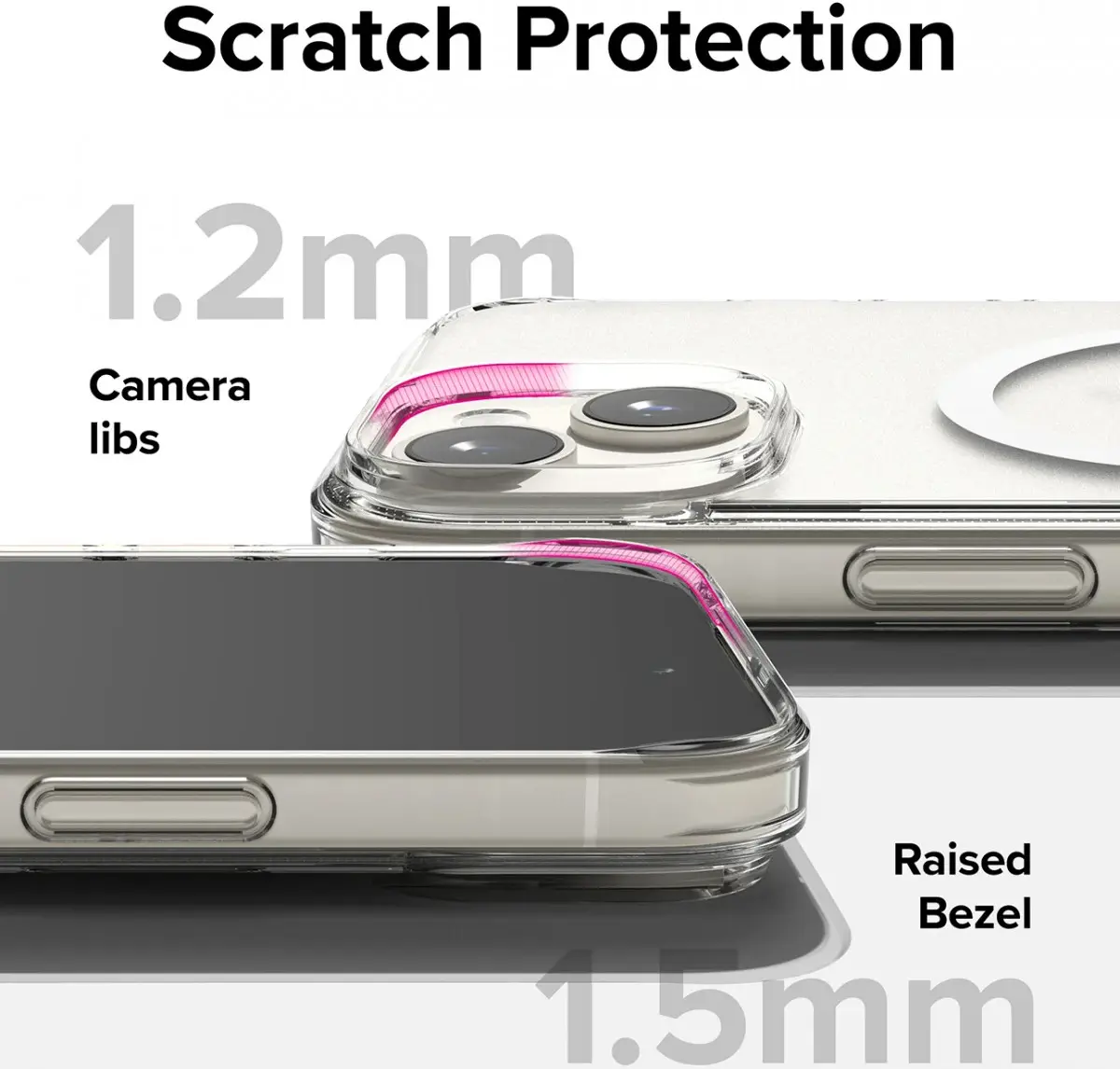Ringke Fusion Apple iPhone 15 Plus Hoesje MagSafe Matte Transparant afbeelding 11