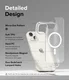 Ringke Fusion Apple iPhone 15 Plus Hoesje MagSafe Matte Transparant afbeelding 6