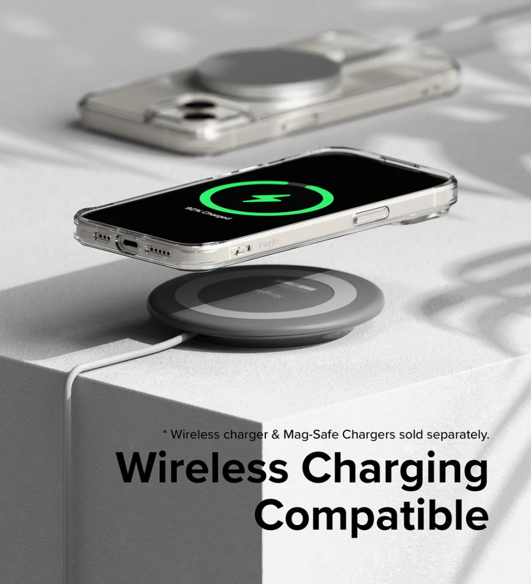 Ringke Fusion Apple iPhone 15 Plus Hoesje MagSafe Matte Transparant afbeelding 8