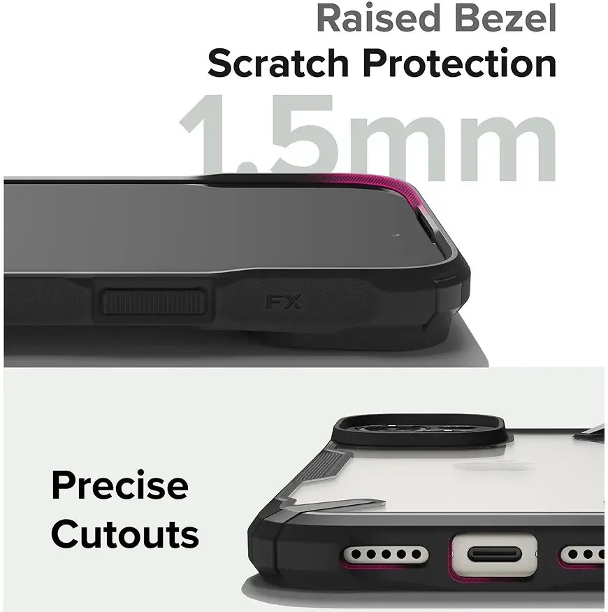 Ringke Fusion X Apple iPhone 15 Plus Hoesje Back Cover Zwart afbeelding 10