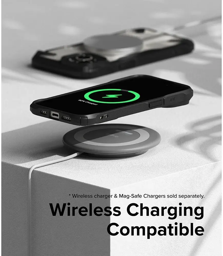 Ringke Fusion X Apple iPhone 15 Plus Hoesje Back Cover Zwart afbeelding 12