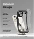 Ringke Fusion X Apple iPhone 15 Plus Hoesje Back Cover Zwart afbeelding 5