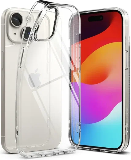 Ringke Air Apple iPhone 15 Plus Hoesje Flexibel TPU Transparant afbeelding 1
