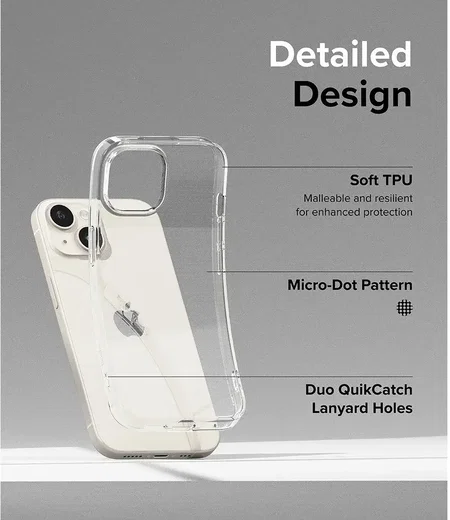 Ringke Air Apple iPhone 15 Plus Hoesje Flexibel TPU Transparant afbeelding 5