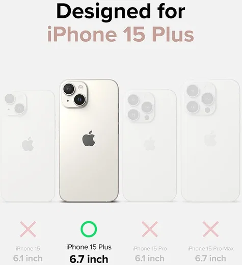 Ringke Air Apple iPhone 15 Plus Hoesje Flexibel TPU Transparant afbeelding 6