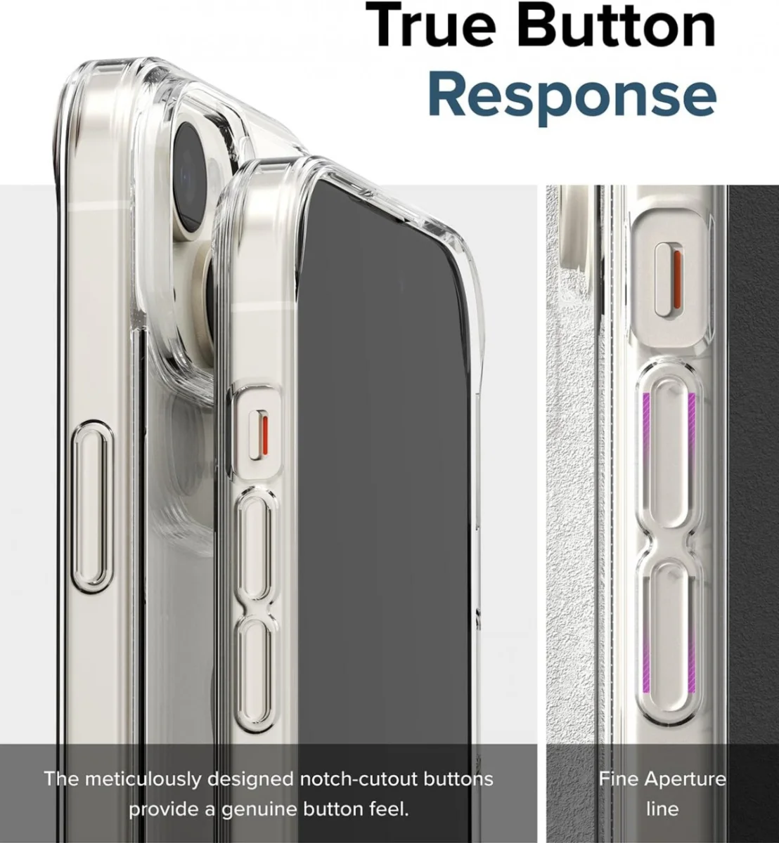 Ringke Fusion Apple iPhone 15 Hoesje Back Cover Transparant afbeelding 8
