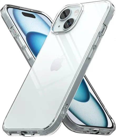 Ringke Fusion Apple iPhone 15 Hoesje Back Cover Transparant afbeelding 11