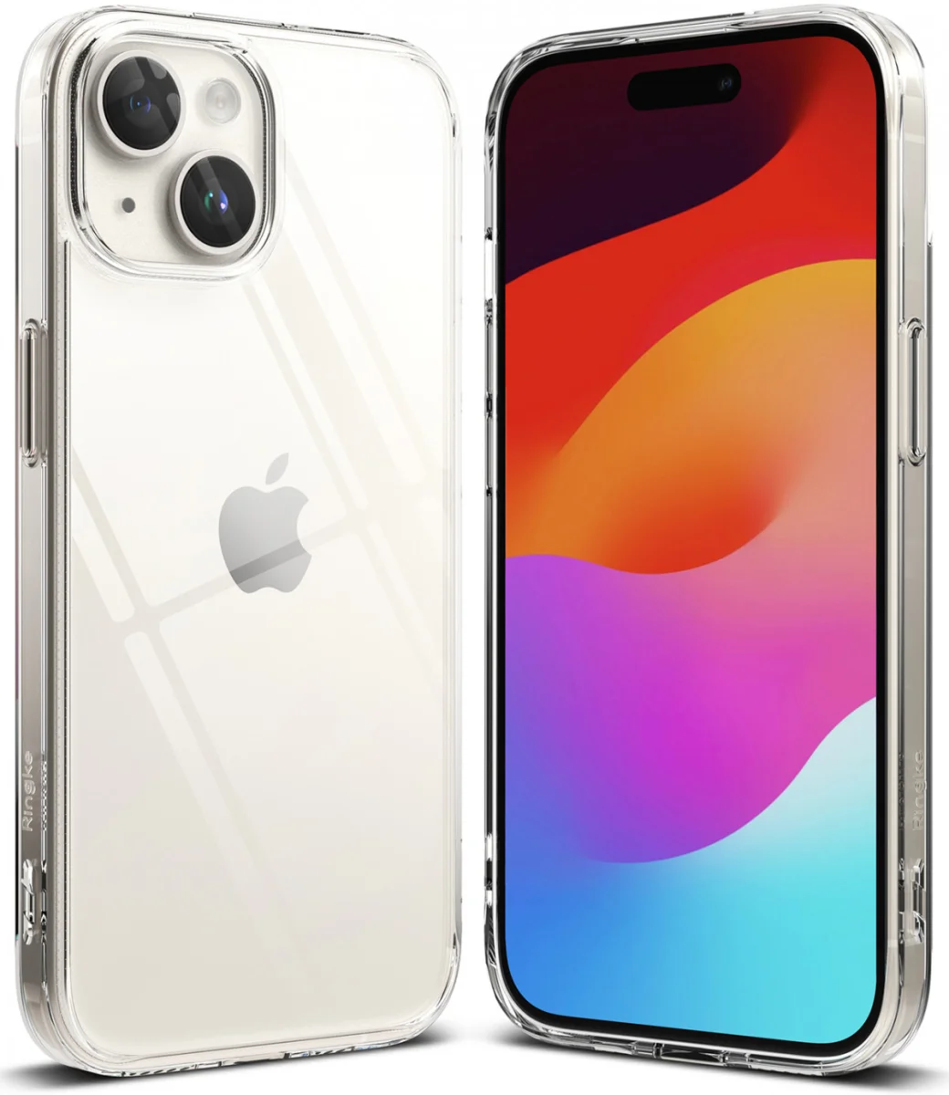 Ringke Fusion Apple iPhone 15 Hoesje Back Cover Transparant afbeelding 2
