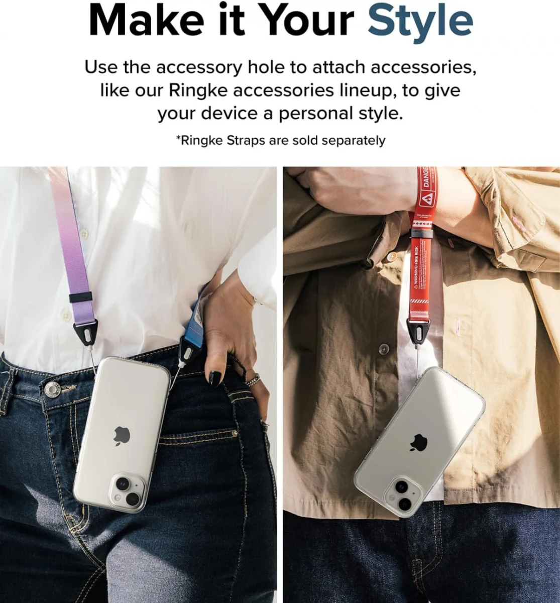 Ringke Fusion Apple iPhone 15 Hoesje Back Cover Transparant afbeelding 7