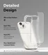 Ringke Fusion Apple iPhone 15 Hoesje Back Cover Matte Transparant afbeelding 5