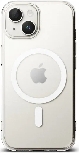Ringke Fusion Magnetic iPhone 15 Hoesje MagSafe Matte Transparant afbeelding 15