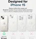 Ringke Fusion Magnetic iPhone 15 Hoesje MagSafe Matte Transparant afbeelding 13