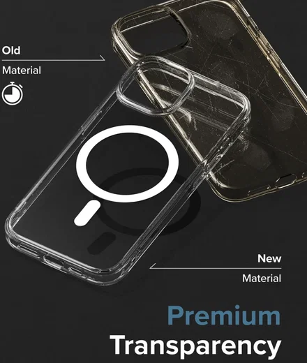 Ringke Fusion Magnetic iPhone 15 Hoesje MagSafe Matte Transparant afbeelding 6
