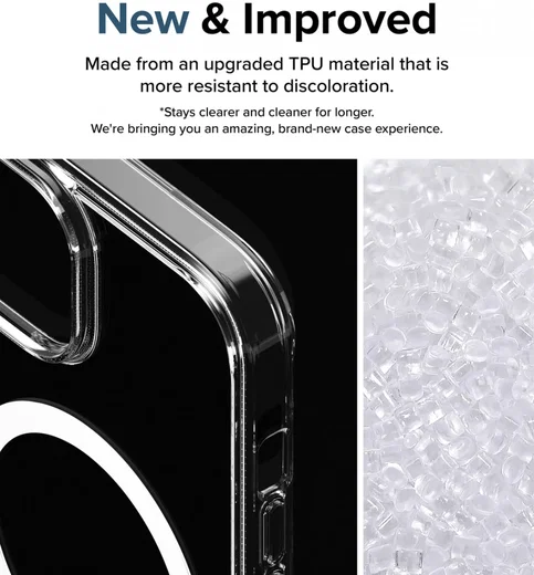 Ringke Fusion Magnetic iPhone 15 Hoesje MagSafe Matte Transparant afbeelding 11