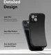Ringke Onyx Apple iPhone 15 Hoesje Flexibel TPU Back Cover Zwart afbeelding 9