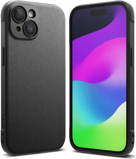 Ringke Onyx Apple iPhone 15 Hoesje Flexibel TPU Back Cover Zwart afbeelding 2