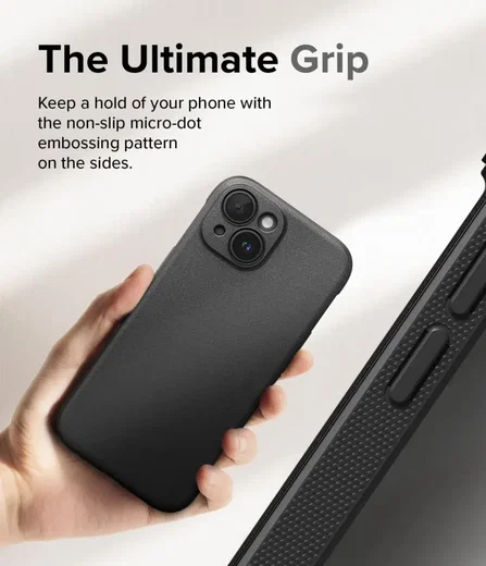 Ringke Onyx Apple iPhone 15 Hoesje Flexibel TPU Back Cover Zwart afbeelding 5