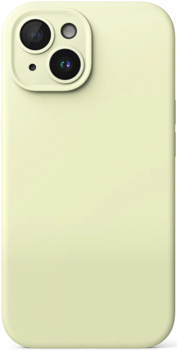 Ringke Silicone Apple iPhone 15 Hoesje Back Cover MagSafe Lime afbeelding 12