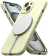 Ringke Silicone Apple iPhone 15 Hoesje Back Cover MagSafe Lime afbeelding 2