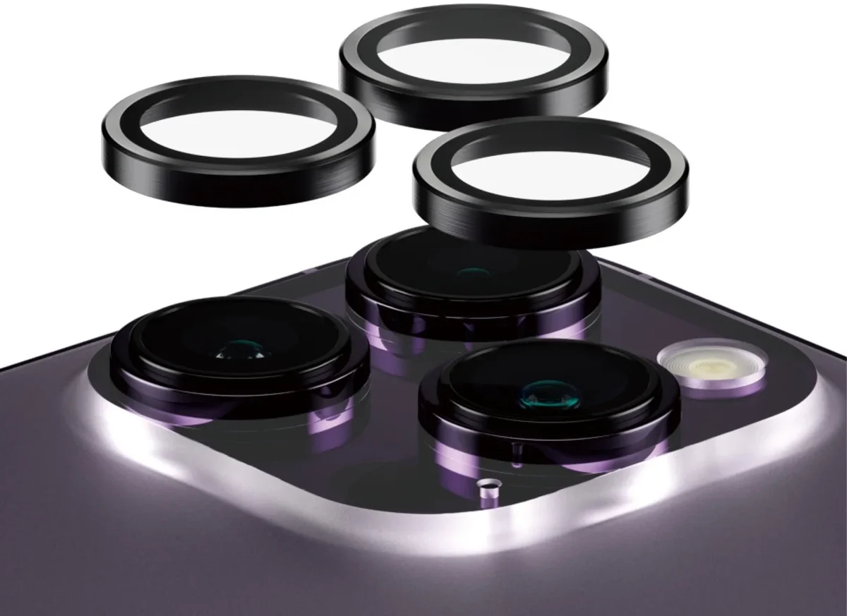 PanzerGlass Hoops Rings iPhone 14 Pro/14 Pro Max Camera Lens Protector afbeelding 2