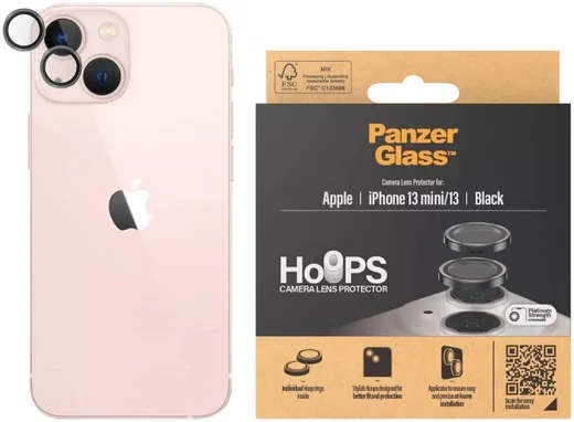 PanzerGlass Hoops Rings iPhone 13 / 13 Mini Camera Lens Protector Glas afbeelding 1