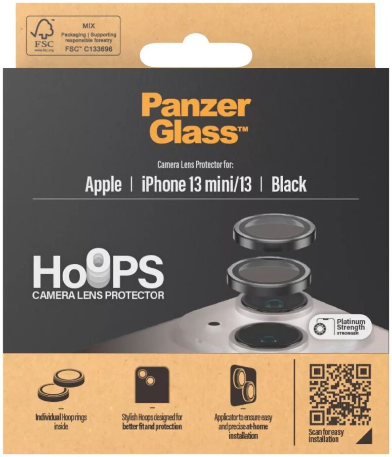 PanzerGlass Hoops Rings iPhone 13 / 13 Mini Camera Lens Protector Glas afbeelding 5