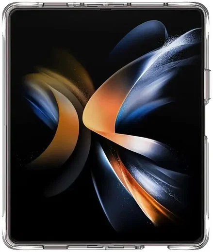 Samsung Galaxy Z Fold 5 Hoesje Armor Back Cover Transparant afbeelding 4