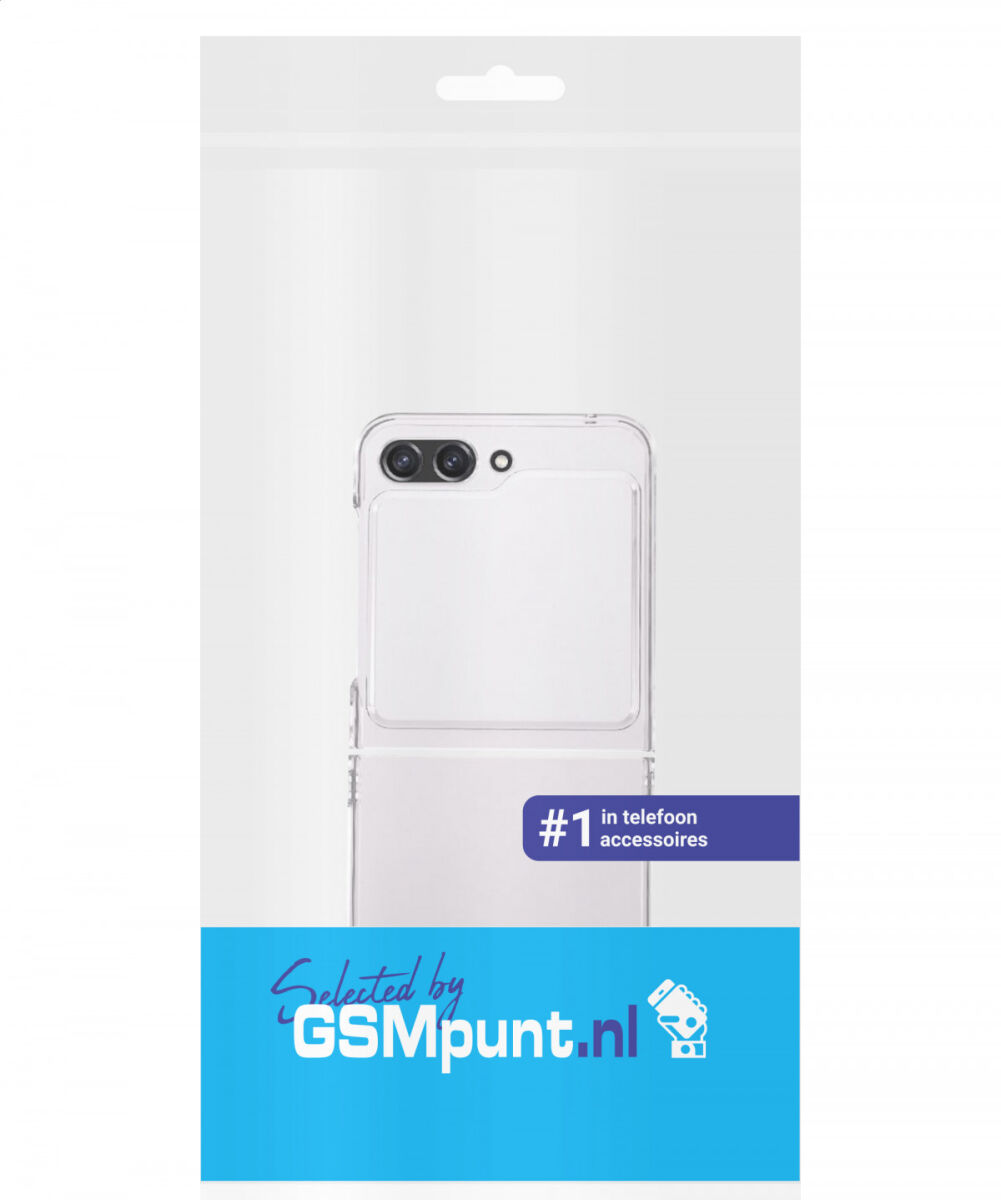 Samsung Galaxy Z Flip 5 Hoesje Armor Back Cover Transparant afbeelding 10