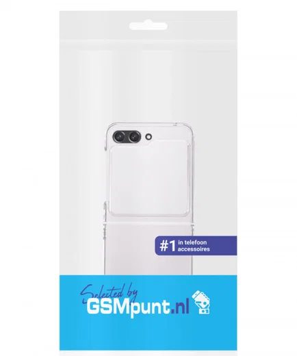 Samsung Galaxy Z Flip 5 Hoesje Armor Back Cover Transparant afbeelding 10