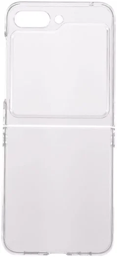 Samsung Galaxy Z Flip 5 Hoesje Armor Back Cover Transparant afbeelding 2