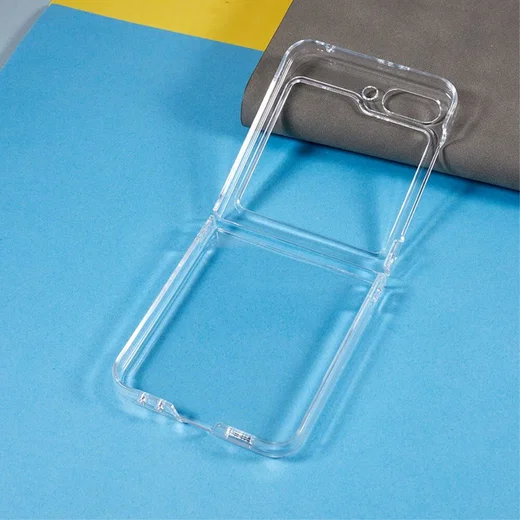 Samsung Galaxy Z Flip 5 Hoesje Armor Back Cover Transparant afbeelding 4