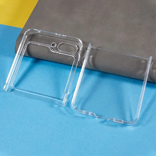 Samsung Galaxy Z Flip 5 Hoesje Armor Back Cover Transparant afbeelding 5