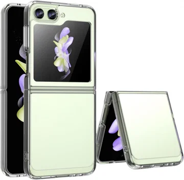Samsung Galaxy Z Flip 5 Hoesje Dun TPU Back Cover Transparant