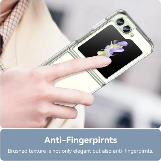 Samsung Galaxy Z Flip 5 Hoesje Dun TPU Back Cover Transparant afbeelding 5