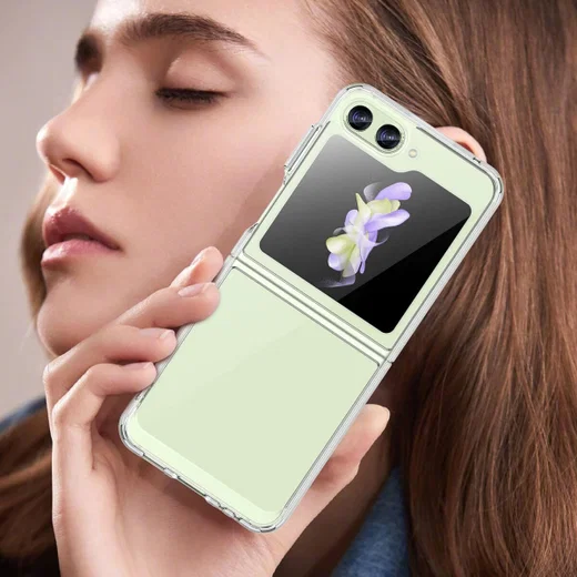 Samsung Galaxy Z Flip 5 Hoesje Dun TPU Back Cover Transparant afbeelding 7