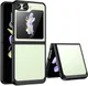 Samsung Galaxy Z Flip 5 Hoesje Back Cover Zwart / Transparant afbeelding 1