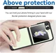 Samsung Galaxy Z Flip 5 Hoesje Back Cover Zwart / Transparant afbeelding 6