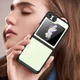 Samsung Galaxy Z Flip 5 Hoesje Back Cover Zwart / Transparant afbeelding 7