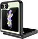 Samsung Galaxy Z Flip 5 Hoesje Back Cover Zwart / Transparant afbeelding 2