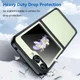 Samsung Galaxy Z Flip 5 Hoesje Back Cover Zwart / Transparant afbeelding 3