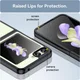 Samsung Galaxy Z Flip 5 Hoesje Back Cover Zwart / Transparant afbeelding 5