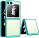Samsung Galaxy Z Flip 5 Hoesje Back Cover Groen / Transparant