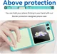 Samsung Galaxy Z Flip 5 Hoesje Back Cover Groen / Transparant afbeelding 6