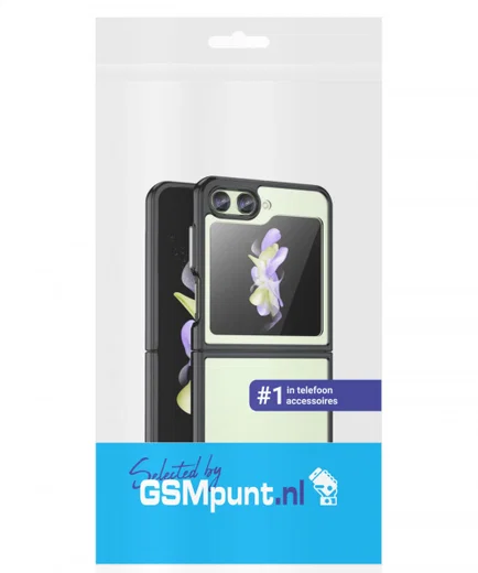 Samsung Galaxy Z Flip 5 Hoesje Back Cover Groen / Transparant afbeelding 8