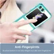 Samsung Galaxy Z Flip 5 Hoesje Back Cover Groen / Transparant afbeelding 4