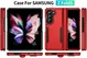 Samsung Galaxy Z Fold 5 Hoesje Armor Back Cover Rood afbeelding 8