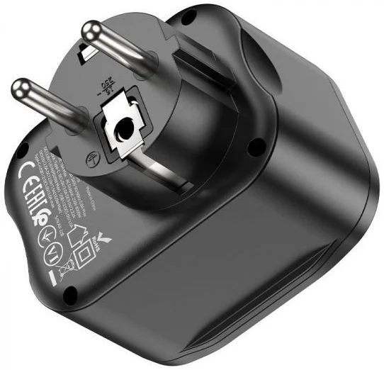 Hoco NS3 Multifunctionele 4-in-1 Oplaadblok Stopcontact 2x USB-A/USB-C afbeelding 2