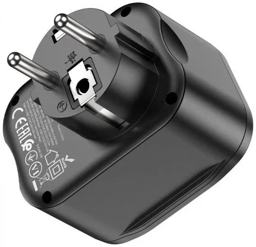 Hoco NS3 Multifunctionele 4-in-1 Oplaadblok Stopcontact 2x USB-A/USB-C afbeelding 2