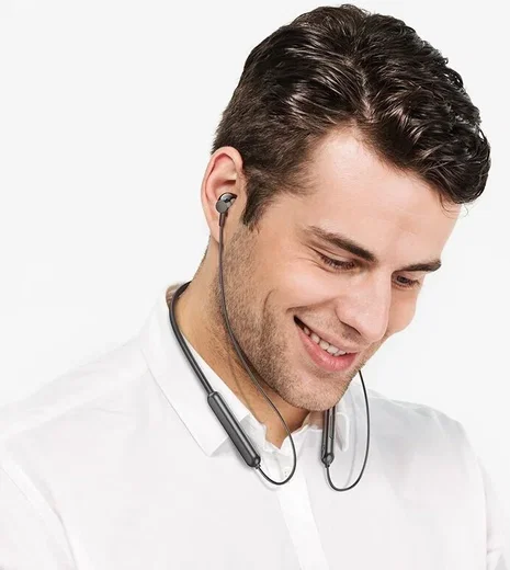 Hoco ES67 Bluetooth Oordopjes met Nekband Ideaal voor Sporten Zwart afbeelding 3